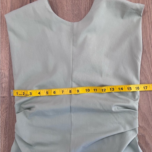 NWT ZARA Women's Mint Green Sleeveless Pleated
Waist Dress Size M - Picture 6 of 8